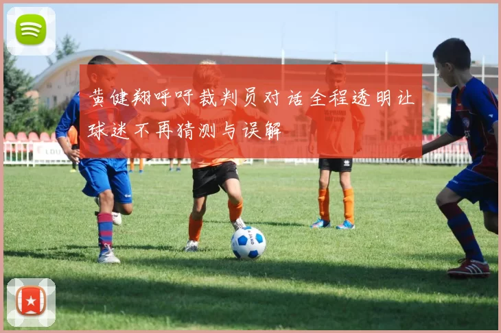 黄健翔呼吁裁判员对话全程透明让球迷不再猜测与误解